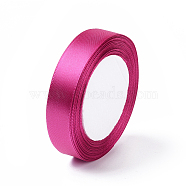 Satin Ribbon for Hairbow DIY Party Decoration, Fuchsia, about 3/4 inch(20mm) wide, 25 yards/roll(22.86m/roll)(X-RC20mmY027)