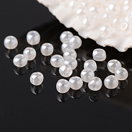 12/0 Grade A Round Glass Seed Beads, Ceylon, Linen, 2x1.5mm, Hole: 0.5mm, about 45000pcs/pound(SEED-A022-FC12-141)