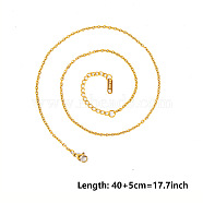 2MM Unisex 304 Stainless Steel Cable Chains Necklaces(HX8637-2)