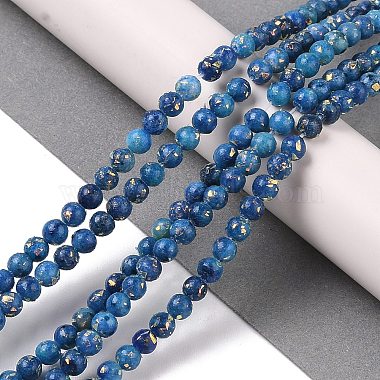Assembled Natural Dolomite and Synthetic Opal Beads Strands(G-Q017-G06-01D-1)-3