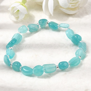Natural Amazonite Beads Bracelets(GG-CBA05D5-02B-07A)-2