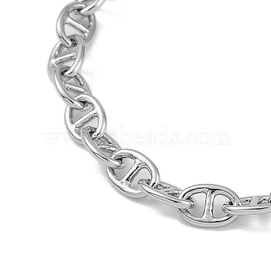 Brass Mariner Link Chain Bracelet Making(KK-U020-12P)-3