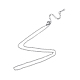 304 collier chaînes câble en acier inoxydable pour homme femme(NJEW-N050-A03-S15)-3