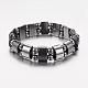 Valentine Day Gifts for Husband Stretchy Magnetic Synthetic Hematite Bracelet(IMB005)-2