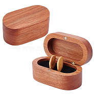 Wooden Box, Flip Magnetic Cover, with Guitar Picks, BurlyWood, 8.4x4.4x4cm(WOOD-WH0029-05)