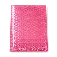 Laser Film Package Bags, Bubble Mailer, Padded Envelopes, Rectangle, Deep Pink, 24x15x0.6cm(OPC-P003-01B-08)