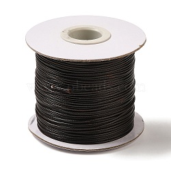 Korean Waxed Polyester Cord, Coconut Brown, 1mm, about 85yards/roll(YC1.0MM-09)