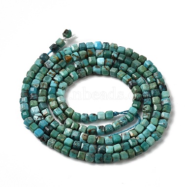 hubei naturelles turquoise perles brins(G-C009-B12-B)-3