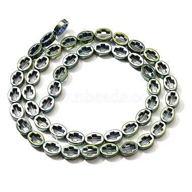 Electroplated Synthetic Non-magnetic Hematite Beads Strands(G-L613-Z01-01H)-2