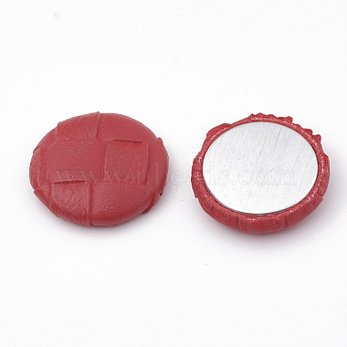 Imitation Leather Covered Cabochons(WOVE-N006-02F)-2