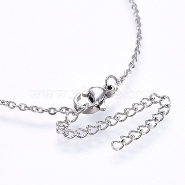 304 Stainless Steel Pendant Necklaces(NJEW-H486-18P)-3