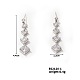 Geometric Cube Stud Earrings with Full Rhinestone Design(TL4869-1)-1