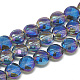 Chapelets de perles en verre galvanoplastique(EGLA-Q098-A01)-1