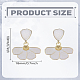 1 Pair Alloy Enamel Dangle Stud Earrings(EJEW-LP0003-76)-2