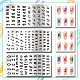 Stainless Steel DIY Nail Art Templates(MRMJ-WH0092-026)-3