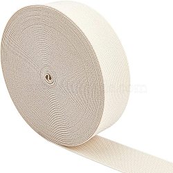 Ultra Wide Thick Flat Elastic Band, Webbing Garment Sewing Accessories, PapayaWhip, 40mm(EC-WH0016-B-S007)