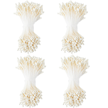 Gypsum Artificial Flower Heart Core, Beige, 59x2mm