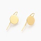 Brass Earring Hooks(KK-A093-G-NF)-1