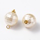 Acrylic Imitation Pearl Pendants(PALLOY-JF00573)-2