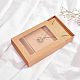 Foldable Drawer Type Creative Kraft Paper Box(CON-WH0077-12)-4