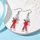 304 Stainless Steel Fairy Dangle Earrings(EJEW-MZ00129-03)-2