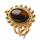 Oval Natural Tiger Eye Finger Rings(RJEW-Q822-08G)-1