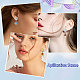 8 Pairs 4 Styles Blank Dome Glass Dangle Stud Earrings(EJEW-AB00010)-6