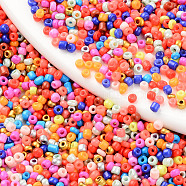 12/0 Glass Seed Beads, Mixed Style, Round Hole, Round, Mixed Color, 12/0, 2.5~3x1.5~2.5mm, Hole: 0.8mm, about 450g/bag(SEED-T005-12C)