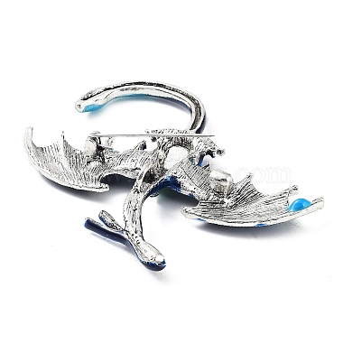 Dragon Alloy Rhinestone Brooches(JEWB-K018-08AS-03)-2