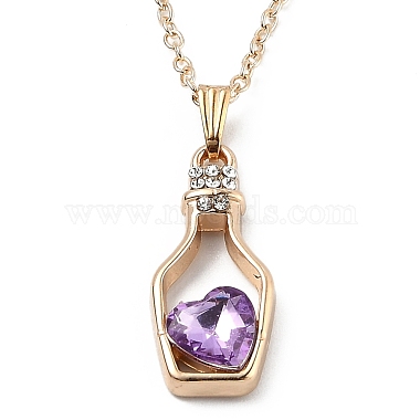 Lilac Resin Necklaces