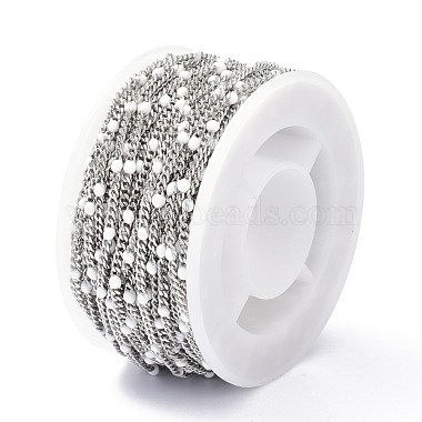 304 Stainless Steel Enamel Curb Chains(CHS-P013-01P-11)-4
