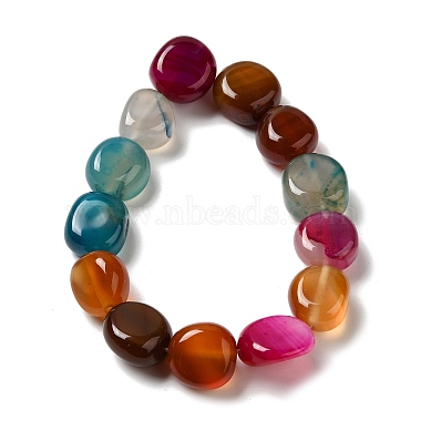 agate perles brins(G-H295-D01-07)-3