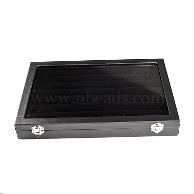 Imitation Leather and Wood Rings Display Boxes(ODIS-R003-07)-2