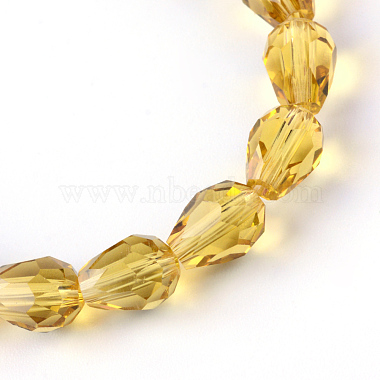 Transparent Glass Bead Strands(GLAA-R024-6x8mm-14)-2