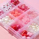 376Pcs 12 Style Transparent & Opaque & Imitation Jelly Acrylic & ABS Plastic Imitation Pearl Beads(DIY-FS0003-34)-3