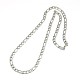 Fashionable 304 Stainless Steel Figaro Chain Necklaces for Men(X-STAS-A028-N017P)-1