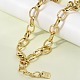 10.5MM Brass Textured Cable Chain Necklaces(NJEW-L013-05G)-1