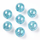 AB Color Transparent Crackle Round Acrylic Beads(CACR-S006-04)-1