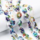 Handmade Millefiori Glass Beads Strands(LK137)-4
