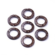 Coconut Links, Ring, Coffee, 30x4mm, Hole: 2mm(COCO-I002-017)