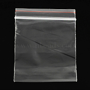 Plastic Zip Lock Bags, Resealable Packaging Bags, Top Seal, Self Seal Bag, Rectangle, Clear, 22x15cm, Unilateral Thickness: 2 Mil(0.05mm)(OPP-Q002-15x22cm)