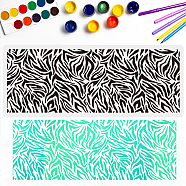 PET Hollow Out Drawing Painting Stencils, for DIY Scrapbook, Photo Album, Floral Pattern, 400x1000mm(DIY-WH0426-0007)