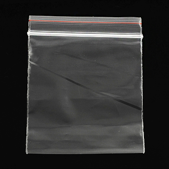 Plastic Zip Lock Bags, Resealable Packaging Bags, Top Seal, Self Seal Bag, Rectangle, Clear, 22x15cm, Unilateral Thickness: 2 Mil(0.05mm)