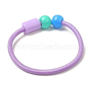Colorful Nylon Elastic Hair Ties for Girls Kids(MRMJ-P017-01A)-3