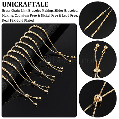6Pcs Brass Chain Link Bracelet Making(TWIR-UN0001-63)-5
