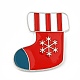 Christmas Sock Enamel Pin(JEWB-I018-08P)-1