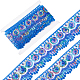 4~4.5M Ethnic Style Polyester Lace Trim with Colorful Paillette(OCOR-GF0002-39C)-1