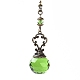 Faceted Glass Round Big Pendant Decorations(HJEW-F007-A01)-2