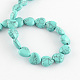 Chapelets de perles en turquoise synthétique(G-R190-01)-2