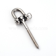 304 Stainless Steel with Rubber Reinforce Pendant Tool, Stainless Steel Color, 125x37.5x17.5mm(TOOL-WH0130-84)